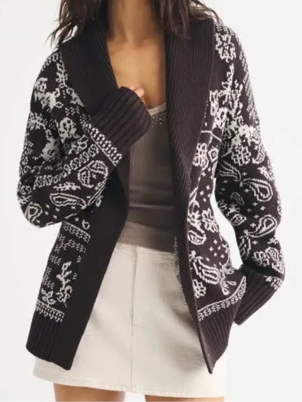 Abercrombie Shawl Collar Cardigan